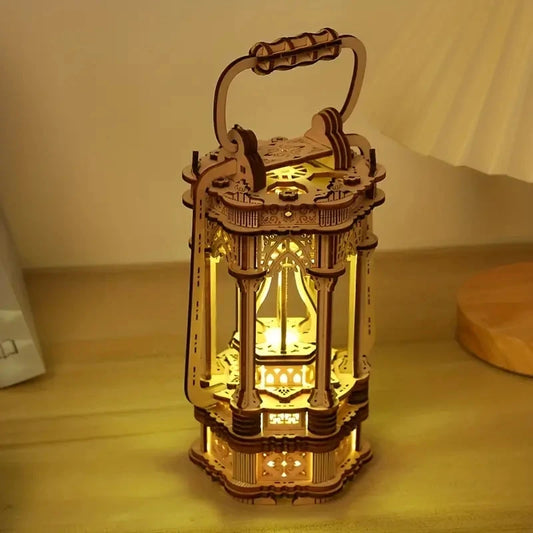 Tang Lantern 3D Wooden Puzzle, Scale Model,Diy Model Kit, Handcraft Gift,Home Decoration,Mechanical Model Kit, Building Toy