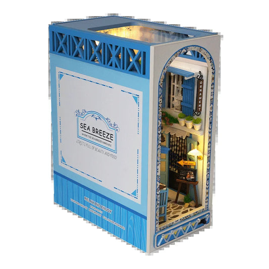 1Pc,Diy Book Nook Kit,Assembly Model Kit,Bookshelf Decor,Home Decor Micro Model,The Perfect Gift for Teenagers and Adults