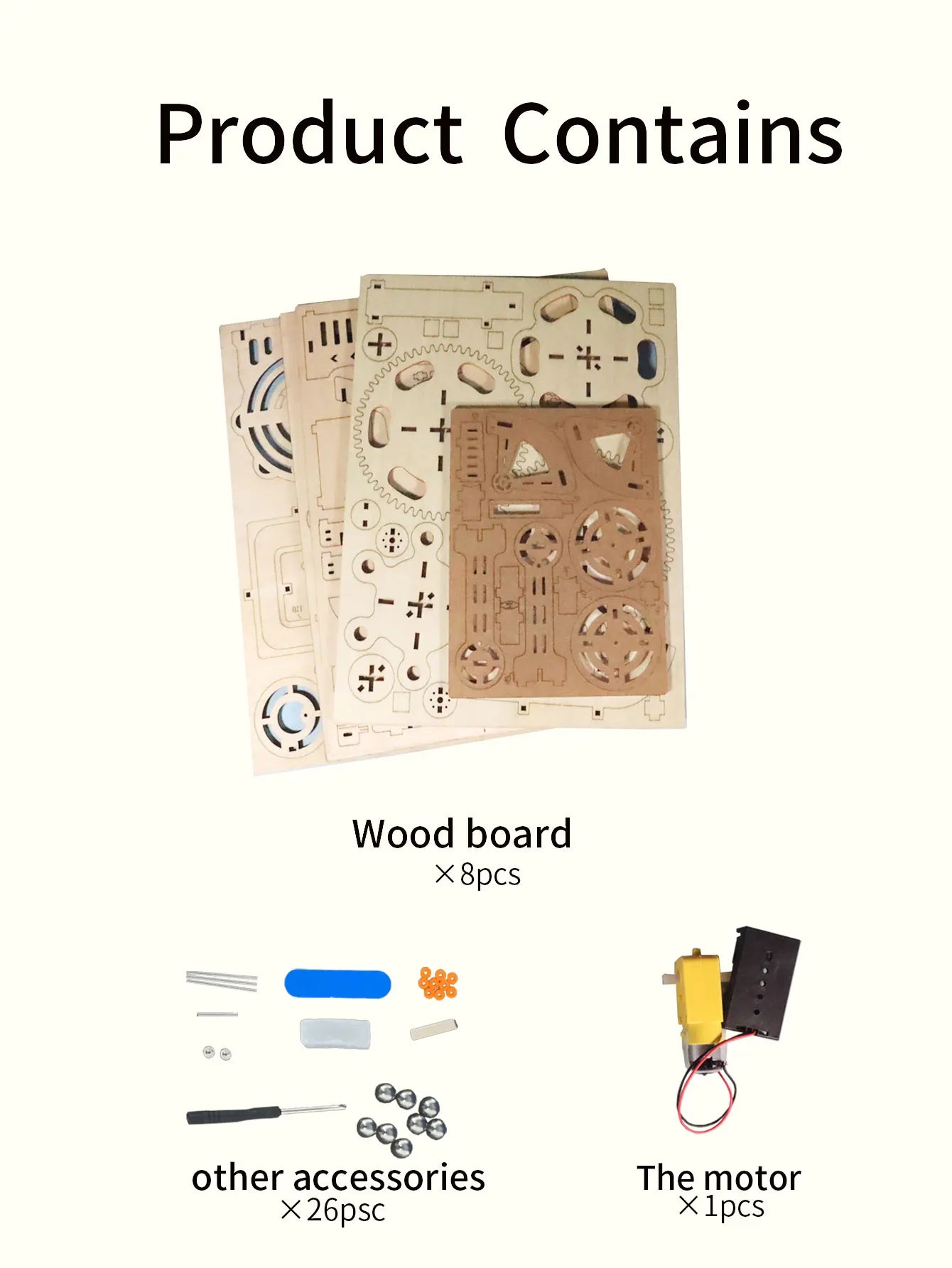 Electric 3D Wooden Puzzles Marble Run Model Kits Brain Teaser Puzzle DIY Handmade Christmas Gift
