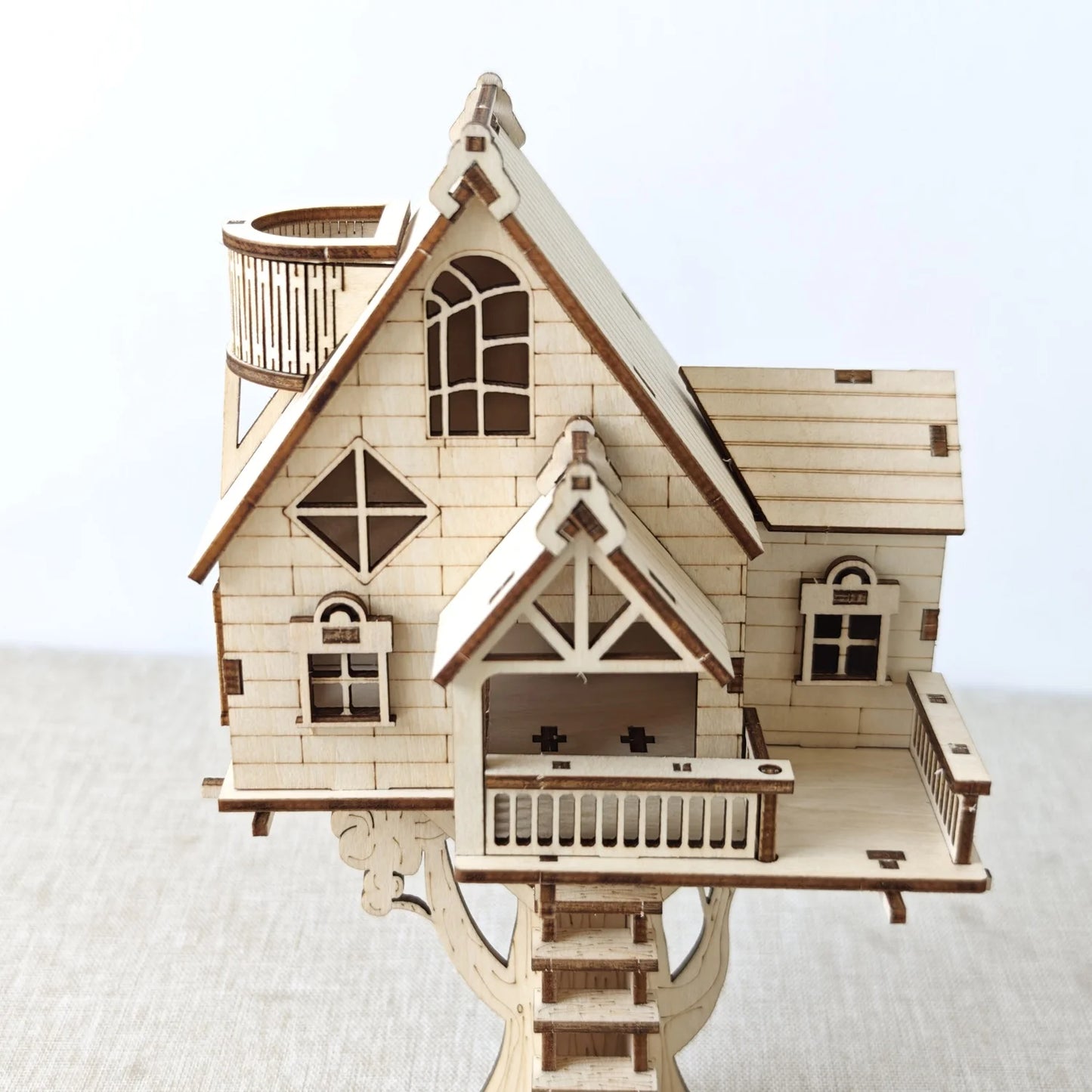 [Mechanical Gear Wooden Puzzle] 3D Mechanical Gear Wooden Puzzle Toy - DIY Model Kit for Adults, Brainstorming Toys, Holiday Gif