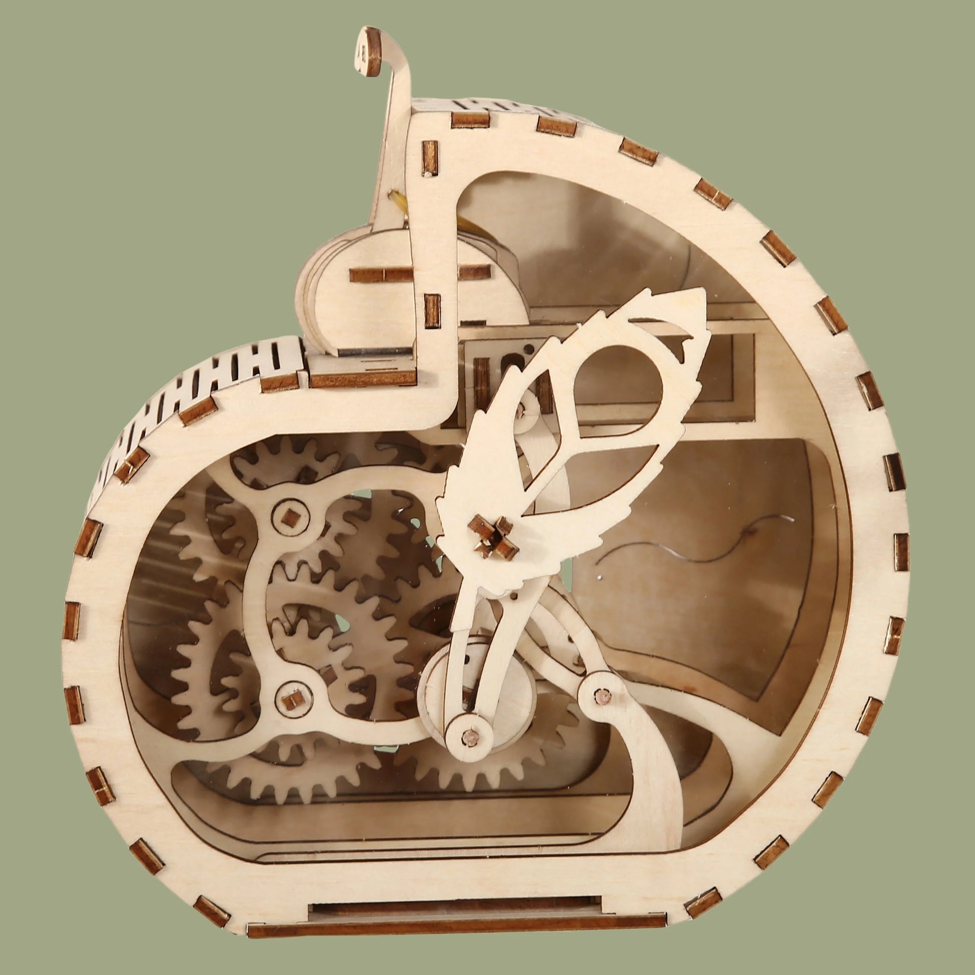 3D Wooden DIY Three-Dimensional Snail Piggy Bank Puzzle Adult Unzipping Assembled Holiday Gift Decoration Model