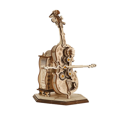 Violoncello 3D Car Wooden Puzzle, Scale Model, DIY Model Kit, Handcraft Gift, Home Decoration, Mechanical Model Kit, Birthday/Ch