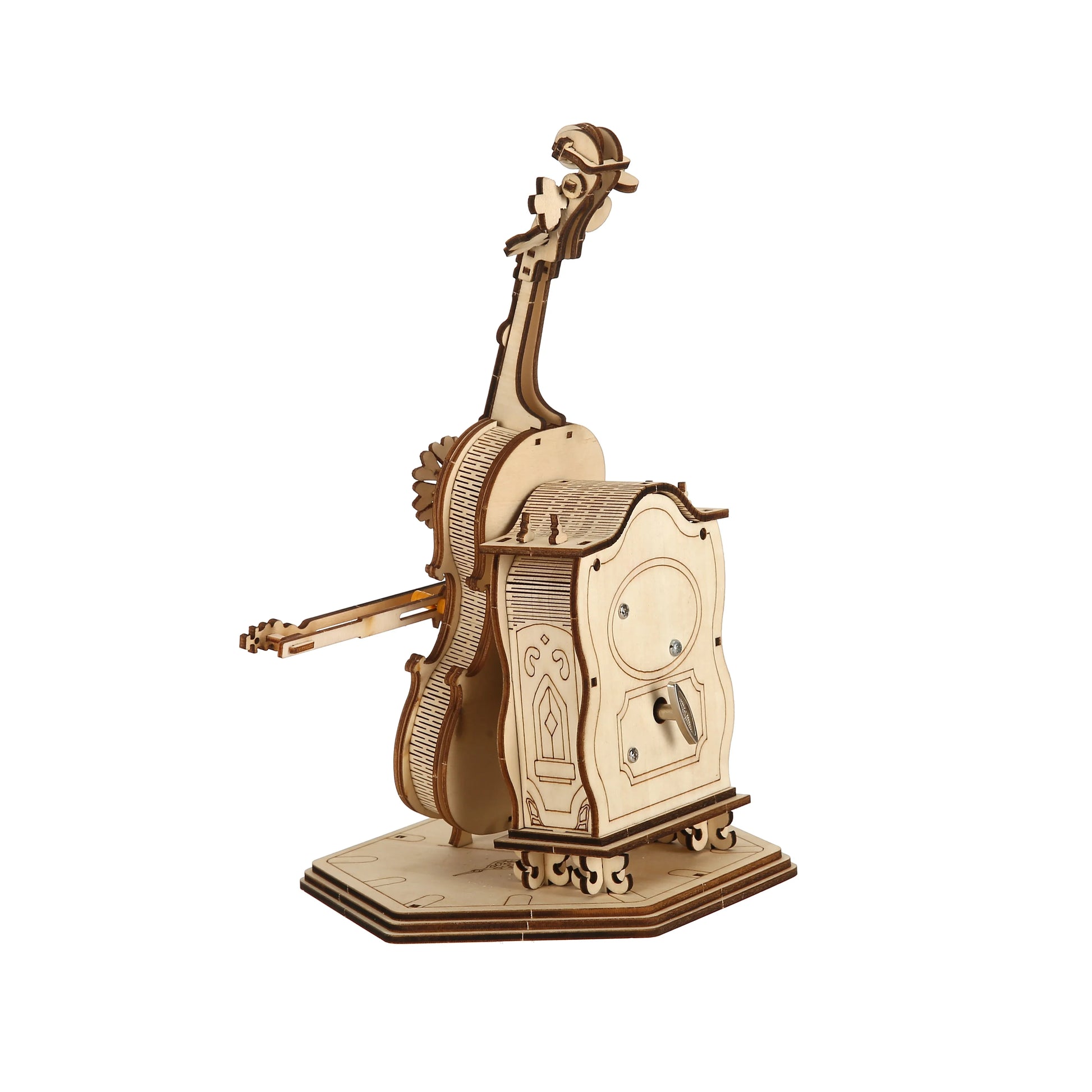 Violoncello 3D Car Wooden Puzzle, Scale Model, DIY Model Kit, Handcraft Gift, Home Decoration, Mechanical Model Kit, Birthday/Ch