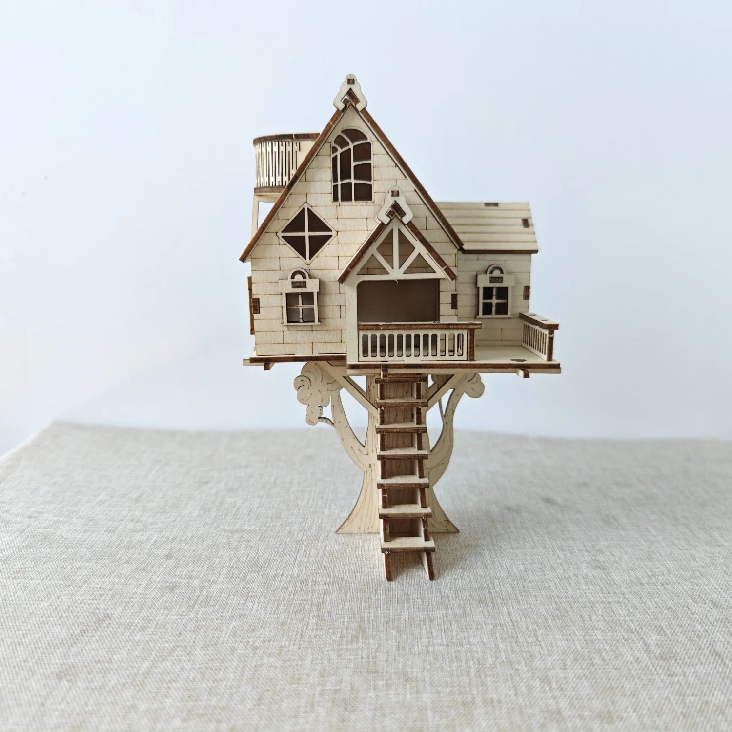 [Mechanical Gear Wooden Puzzle] 3D Mechanical Gear Wooden Puzzle Toy - DIY Model Kit for Adults, Brainstorming Toys, Holiday Gif