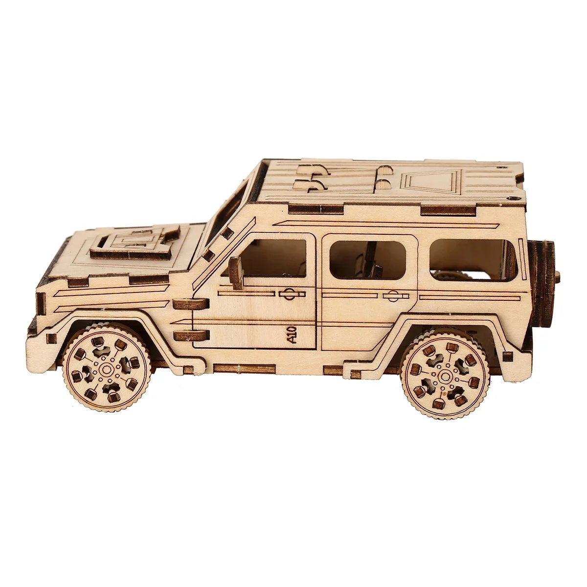 SUV 3D Car Wooden Puzzle, Scale Model,Diy Model Kit, Handcraft Gift,Home Decoration,Mechanical Model Kit, Building Toy